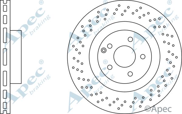 APEC BRAKING Тормозной диск DSK2683